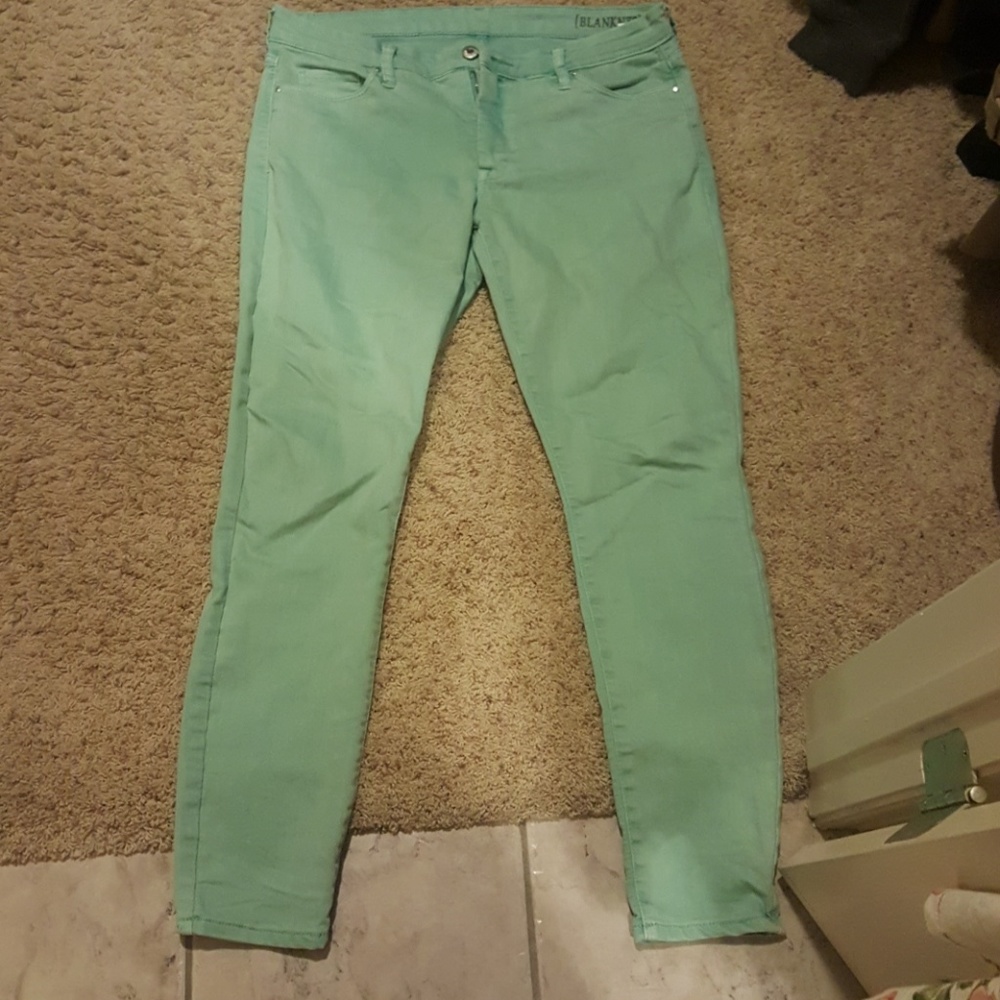 Sea Foam Green Skinny Jeans